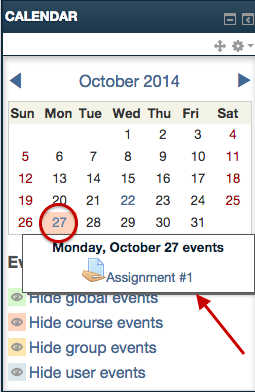 Screenshot 9: Hover over calendar date.